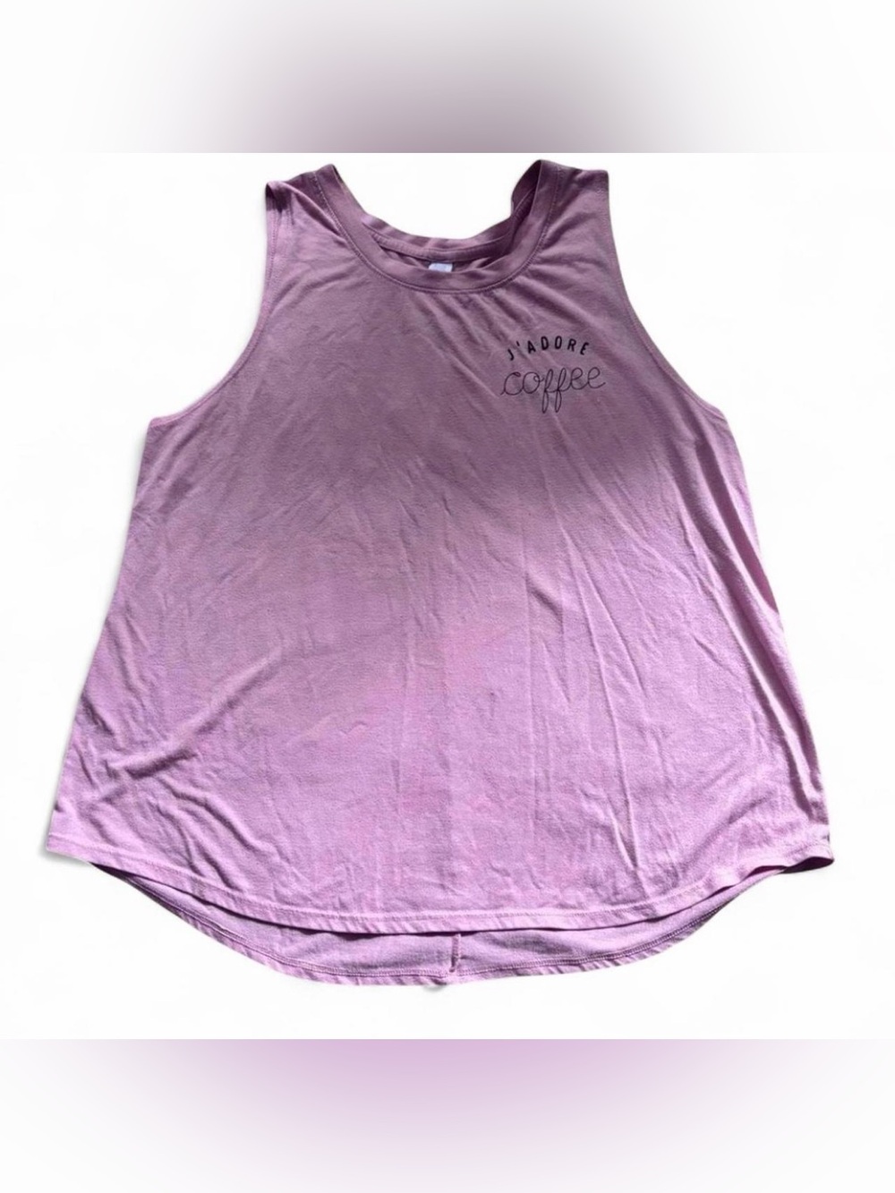 stars above Lavender Pink 'J'adore Coffee' Graphic Tank